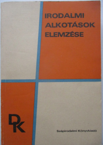Szépirodalmi Könyvkiadó: Irodalmi alkotások elemzése antikvár