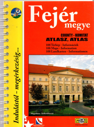 Fejér Megye Atlasz   108 település részletes térképe   / 1:12.500/ antikvár
