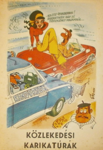 Közlekedési karikatúrák antikvár