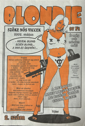 Blondie 2. - szőke nős viccsek - 2002. május antikvár