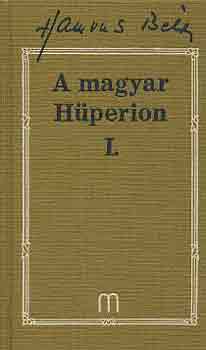 Hamvas Béla: A magyar hüperion I. antikvár