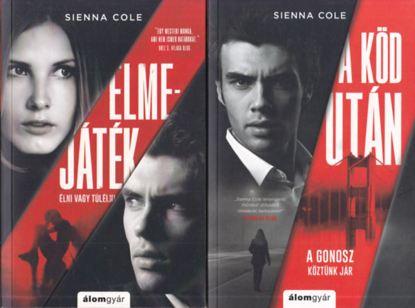 Sienna Cole: 2 db Sienna Cole regény: Elmejáték + A köd után könyv