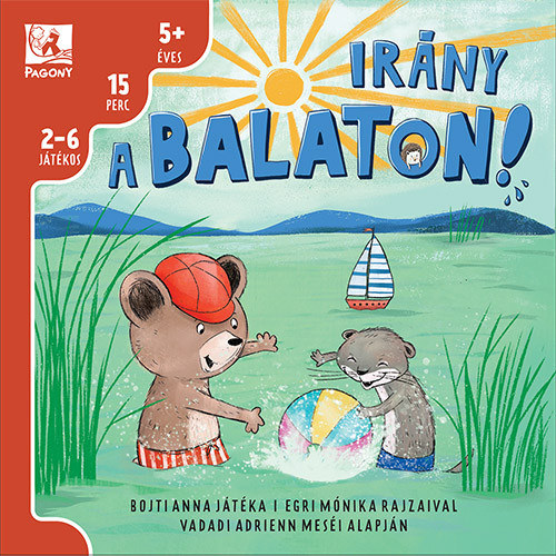 Irány a Balaton! - Társasjáték játékkártya