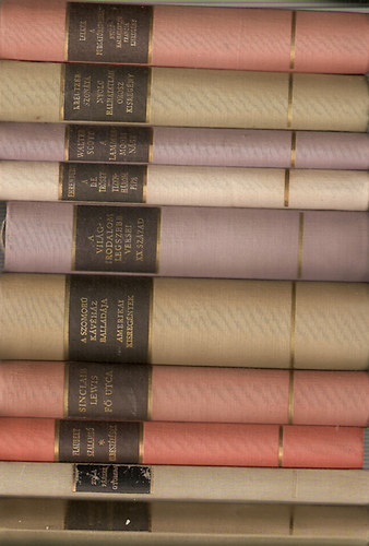Navarrai Margit; Émile Zola; Flaubert Gustave; Sinclair Lewis; Ehrenburg; Sir Walter Scott: 10db a Világirodalom Remekei sorozatból: Heptameron, Párizs gyomra, Szalambó-elbeszélések, Fő utca, A szomorú kávéház balladája, A világirodalom legszebb versei, A D.E. Tröszt-Tizenhárom pipa, A lammermoori nász, Kreutzer-szonáta, Lelkek a purgatóriumban könyv