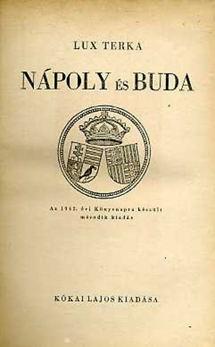 Lux Terka: Nápoly és Buda antikvár