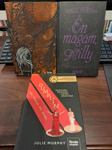 Penelope Bush, Julie Murphy, Alice Broadway: 3 db ifjúsági könyv: Én magam, Milly; Dumplin, így kerek az élet; Ink antikvár