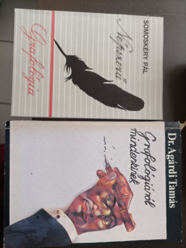 2db grafológiai könyv: Somoskéry Pál: Népszerű grafológia; Dr. Agárdi Tamás: Grafológiáról mindenkinek antikvár