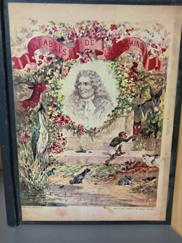 La Fontaine: Choix de FAbles de La Fontaine - Album pour les enfants (avec de nobreuses illustrations par J.-J. Grandville) antikvár