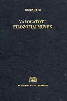 Descartes: Válogatott filozófiai művek antikvár