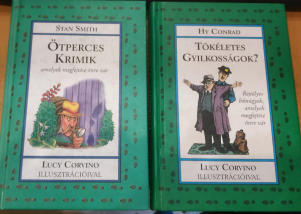 Stan Smith, Hy Conrad, Lucy Corvino (illusztrátor): 2 db Ötperces krimik + Tökéletes gyilkosságok? antikvár