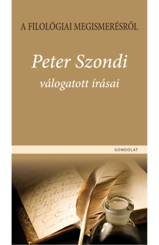 Peter Szondi: A filológiai megismerésről könyv
