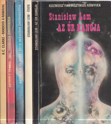 Arthur C. Clarke, Stanislaw Lem: 5 db. sci-fi: Randevú a Rámával + 2061. Harmadik Űrodisszeia + 2010. Második Űrodisszeia + Éden + Az Úr hangja antikvár