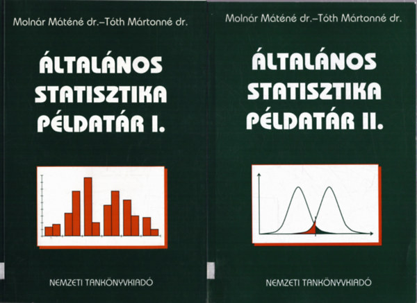 Molnár Máténé dr, Tóth Mártonné dr.: Általános statisztika példatár I-II. antikvár