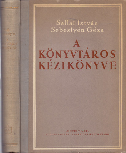 Sallai István-Sebestyén Géza: A könyvtáros kézikönyve antikvár