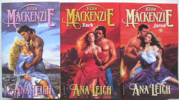 Anna Leigh: A MacKenzie Klán I-III. - Jared, Zach, Josh antikvár