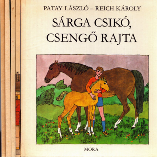 Patay László, Reich Károly, Megay László, Rékassy Csaba, Tasnádi Kubacska András, Gaal Domokos, Julius Schwartz, Gaál Éva: 5 db mesekönyv: Sárga csikó, csengő rajta - Három torony, egy város - Ali csacsi és a többiek - Varázsfüvek - Jó mulatság tudni, miért antikvár