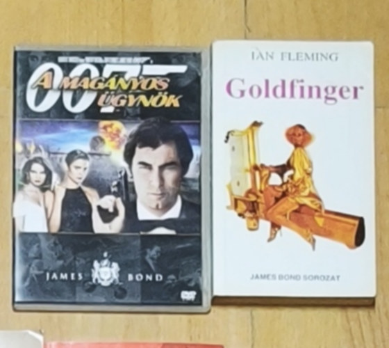Ian Fleming: Ian Fleming-Goldfinger + ajándék James Bond DVD-A magányos ügynök-007 antikvár
