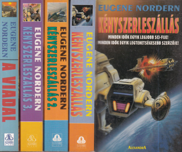 Eugene Norden: 4 db. sci-fi (Kényszerleszállás 1-3. + A viadal) antikvár