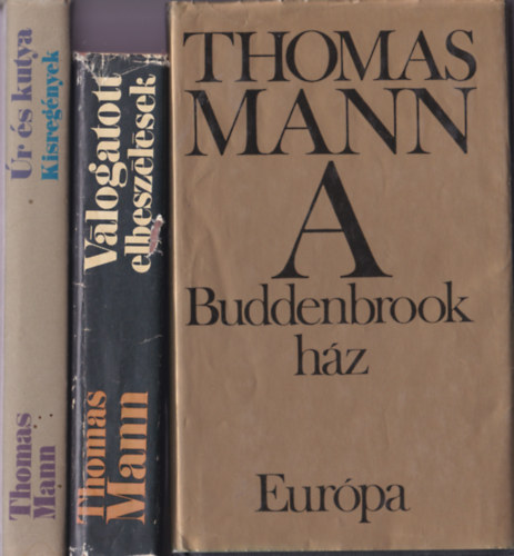 Thomas Mann könyvcsomag 3 db antikvár