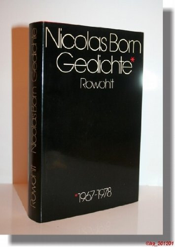 Nicolas Born: Gedichte 1967-1978 antikvár