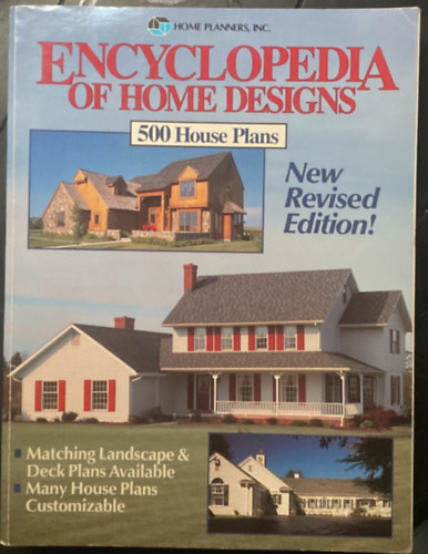 Encyclopedia of Home Designs: 500 House Plans - (Otthontervezések Enciklopédiája - angol nyelven) angol nyelvű antikvár
