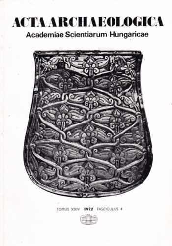 Acta Archaeologica Academiae Scientiarum Hungaricae Tomus XXIV. (1972) antikvár