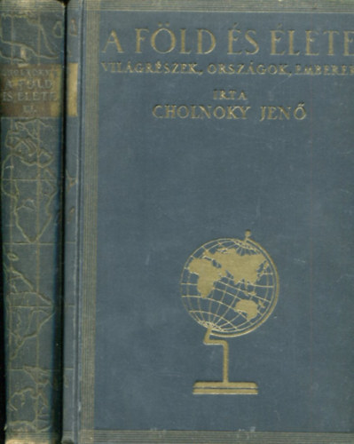 Cholnoky Jenő: 2 kötet a A föld és élete sorozatból: Afrika és Ausztrália antikvár