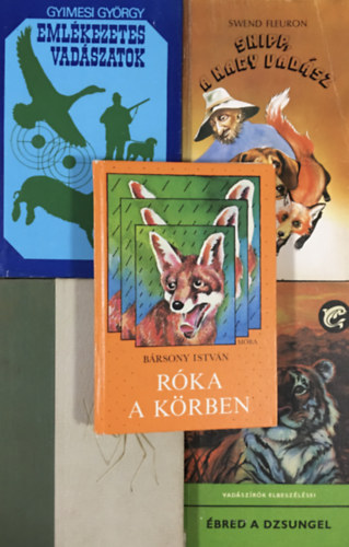 Bársony István, Swend Fleuron, Gyimesi György, Molnár Gábor: Vadászati témájú könyvcsomag (5 kötet) antikvár