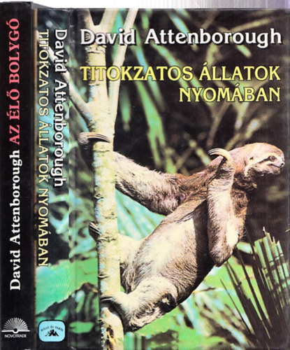 David Attenborough: David Attenborough 2 db. természettudomány - Titokzatos állatok nyomában + Az élő bolygó antikvár