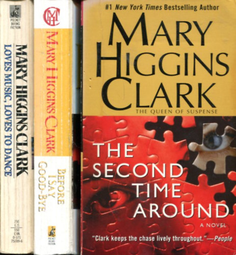 Mary Higgins Clark: 3 db angol nyelvű Mary Higgins Clark kötet antikvár