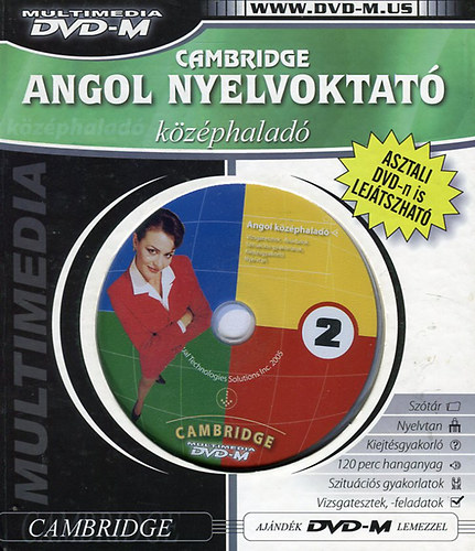 Informánia Kft.: Angol nyelvoktató középhaladó DVD-M antikvár
