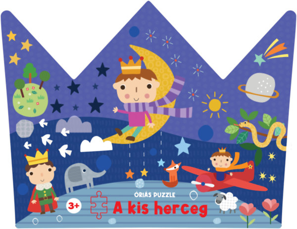Óriás puzzle - A kis herceg játékkártya