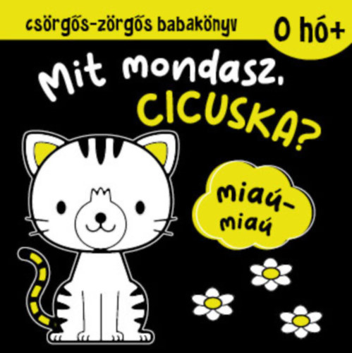 Csörgős-zörgős babakönyv - Mit mondasz, cicuska? akciós termékkép 1