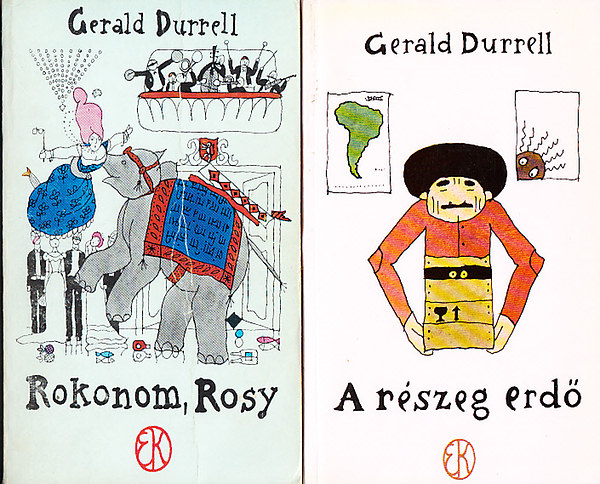 Gerald Durrell: Rokonom, Rosy + A részeg erdő antikvár