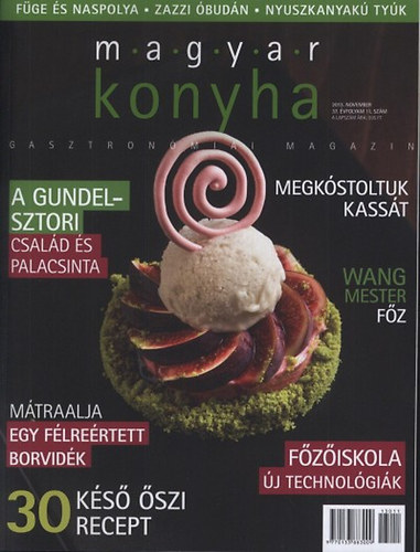 Magyar konyha - 2013.november 37.évfolyam 11.szám könyv