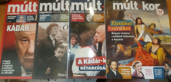 Bartal Csaba: 4 db Múlt-Kor történelmi magazin (2012 tavasz + 2012 ősz + 2021 ősz + 2023 ősz antikvár