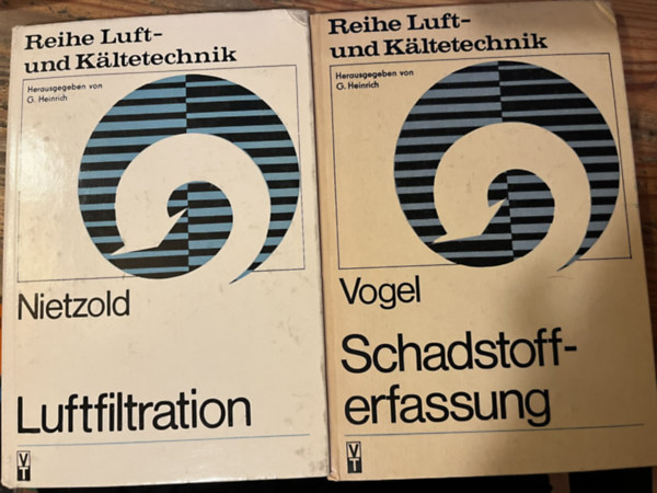 Nietzold, Vogel: Reihe Luft und Kältetechnik:  Schadstoff erfassung + Luftfiltration antikvár
