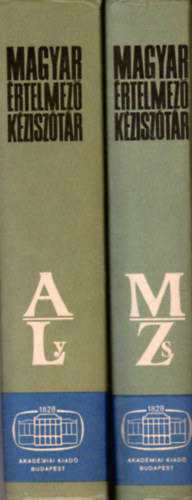 Juhász-Szőke-O. Nagy-Kovalovszky: Magyar értelmező kéziszótár A-Ly - M-Zs - (két kötet) antikvár