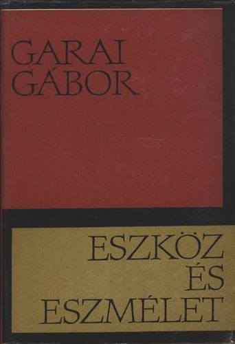 Garai Gábor: Eszköz és eszmélet antikvár