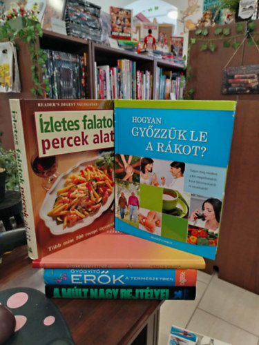 Németh Zsuzsa – Varga Nóra Sárváry Gabriella – Szajka Rozália Prof. Dr. Marcus Oehlrich – Verena Zemme Dibás Gabriella Csaba Emese: KÖNYVMENTŐ AJÁNLAT, 5 DB. Albumok. Sütemények és torták, Ízletes falatok percek alatt, Hogyan győzzük le a rákot?, Gyógyító erők a természetben, A múlt nagy rejtélyei antikvár