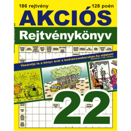 Akciós Rejtvénykönyv 22. antikvár
