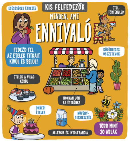 Kis felfedezők - Minden, ami ennivaló könyv