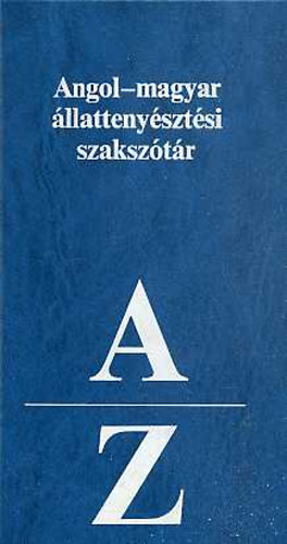 dr. Polonyné Reminiczky Erzsébet: Angol - magyar állattenyésztési szakszótár antikvár