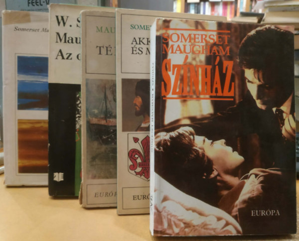William Somerset Maugham: 5 db Maugham: Az ördög sarkantyúja + Az oroszlánbőr + Színház + Téli utazás + Akkor és most antikvár