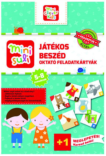 Mini suli: Játékos beszéd oktató feladatkártyák 5-8 éveseknek antikvár