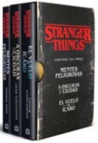 Schneiderhan, Caitlin: Estuche Stranger Things (Contiene: Mentes Peligrosas / A Oscuras En La Ciudad / El Vuelo de Ícaro) / Stranger Things Boxed Set idegen