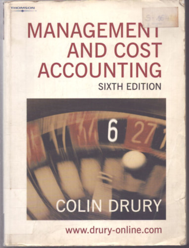 Colin Drury: Management and cost accounting (sixth edition) antikvár