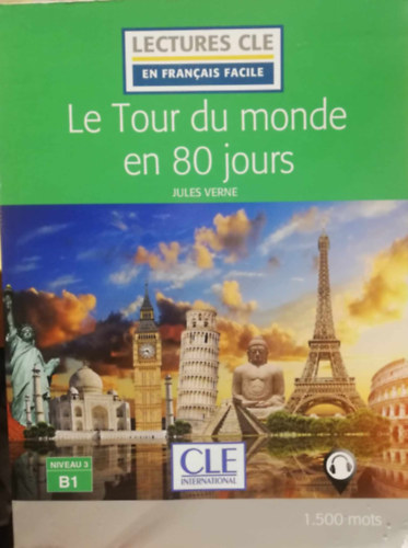 Jules Verne: Le Tour Du Monde En 80 Jours En francais facile 1500 mots antikvár