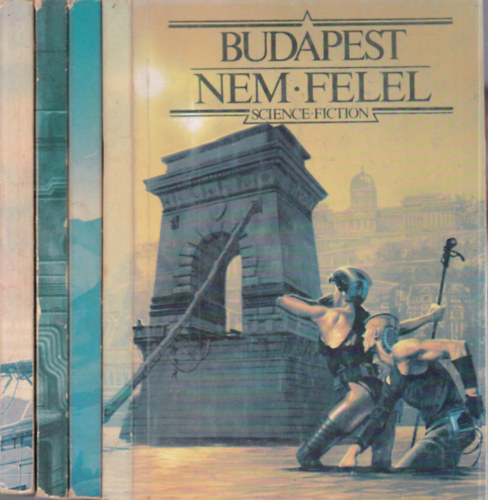 4 db. sci-fi (Budapest nem felel + A fekete sugár + A hazugság halála + A rádiumkirály) antikvár