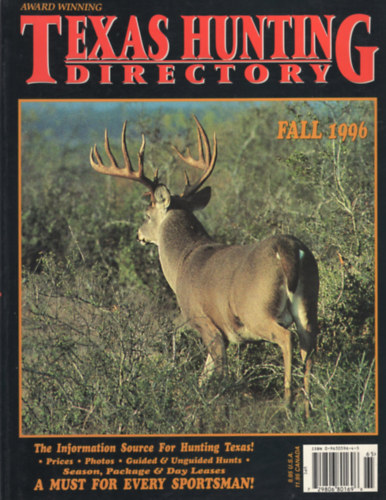 Texas Hunting Directory - Fall 1996 antikvár